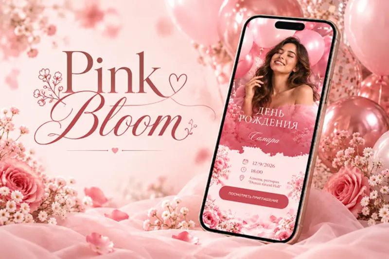 «Pink Bloom» үлгісінің превьюі